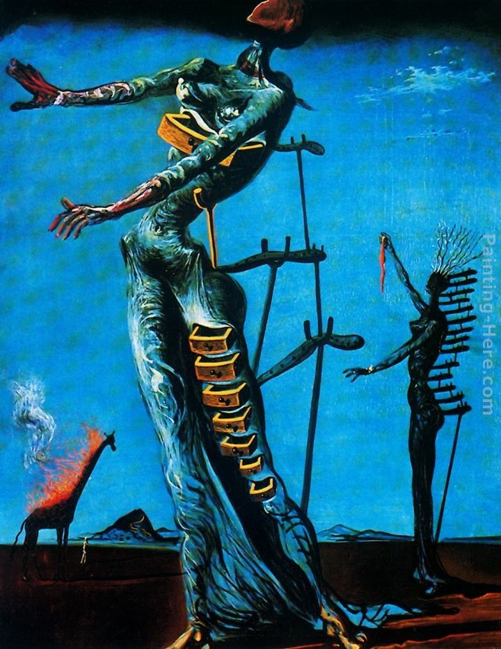 Salvador Dali The Burning Giraffe